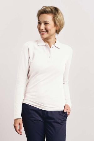 Women’s Heavy Polo Longsleeve