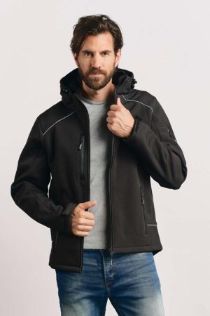Warme Herren Softshelljacke