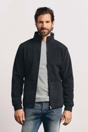 Herren Doppel Fleece Jacke
